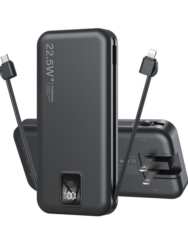 AC-02F High-Capacity Power Bank – Portable Phone Charger & Compact Power Station