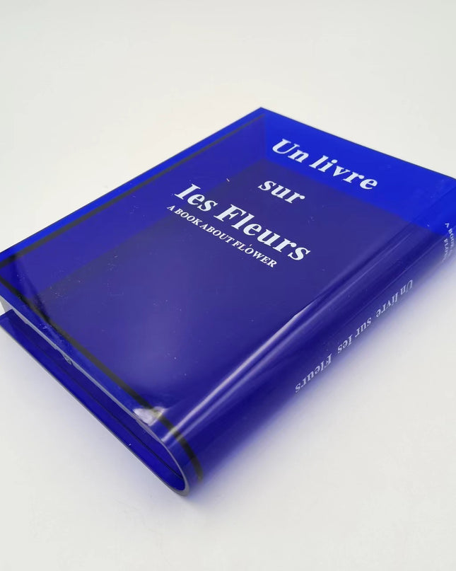 Transparent Acrylic Book Vase Living Room Hydroponic Flower