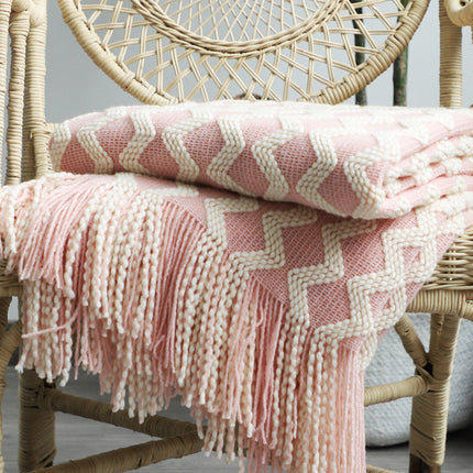 Nordic Knitted Decorative Blanket Sofa Blanket