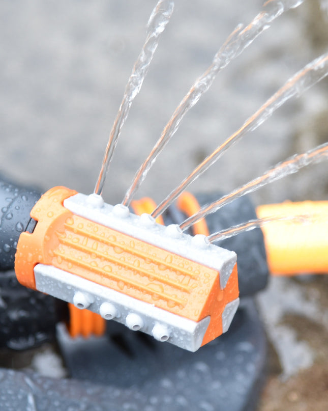 Adjustable 360 Degree 3-arm Rotating Sprinklers Grass Lawn Automatic Watering Nozzles Garden Agriculture Irrigation Device