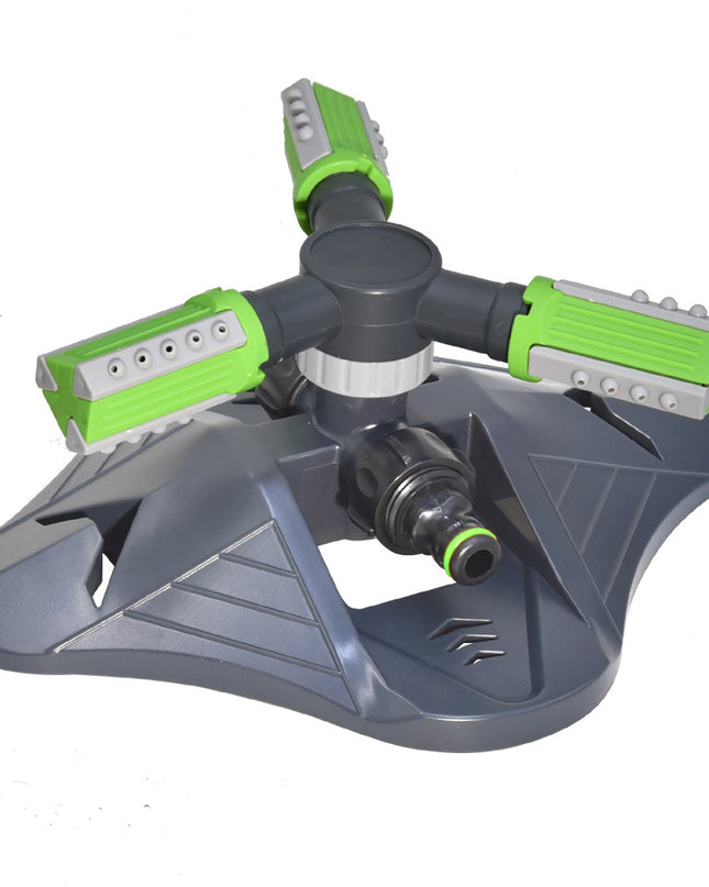 Adjustable 360 Degree 3-arm Rotating Sprinklers Grass Lawn Automatic Watering Nozzles Garden Agriculture Irrigation Device