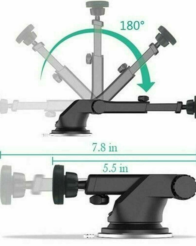 Car Bracket With Adjustable Strength Suction Cup