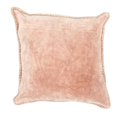 Cotton Velvet Throw Pillow