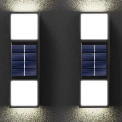 Solar Outdoor Wall Lamp Waterproof Decorative Bidirectional Sensing Atmosphere