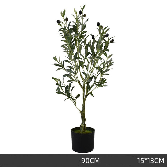 Large Simulation Plant Olive Tree Indoor Window Decoration Simulation Tree