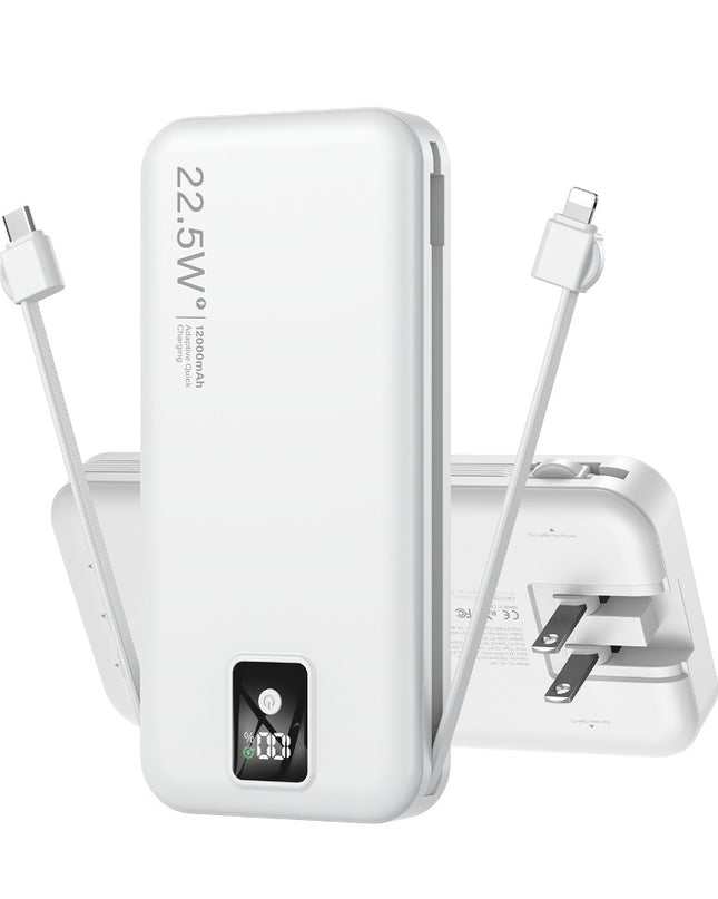 AC-02F High-Capacity Power Bank – Portable Phone Charger & Compact Power Station