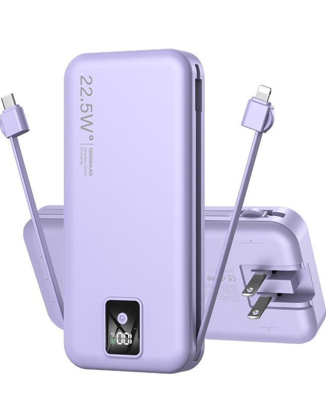 AC-02F High-Capacity Power Bank – Portable Phone Charger & Compact Power Station