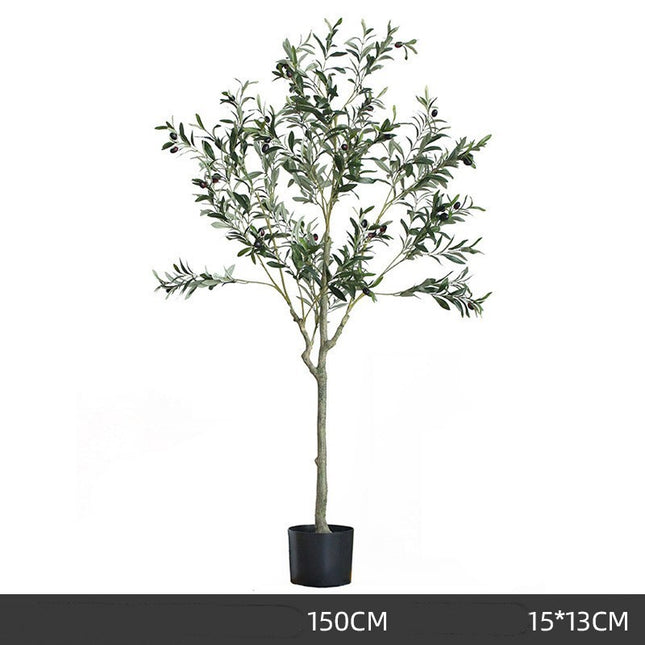 Large Simulation Plant Olive Tree Indoor Window Decoration Simulation Tree