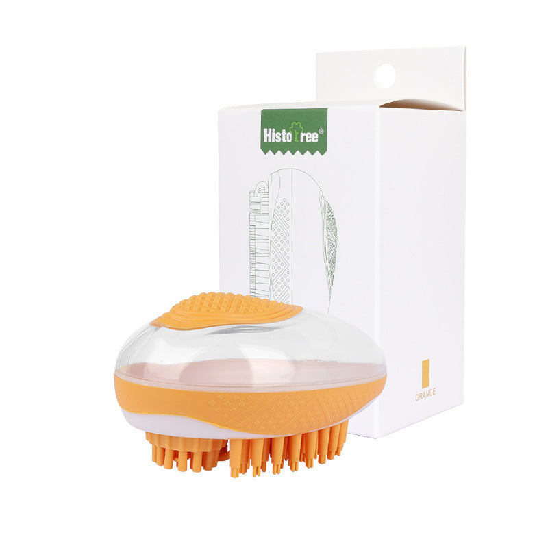 image Dog Cat Bath Brush 2-in-1 Pet SPA Massage Comb