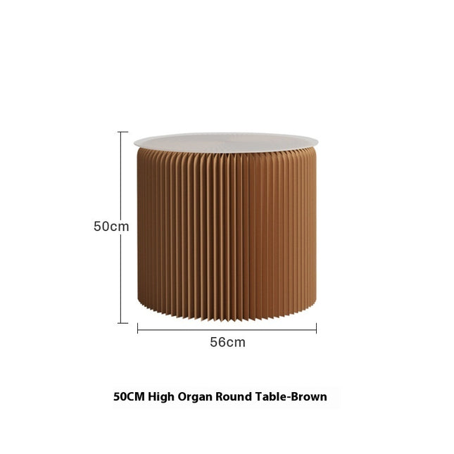 Shibazhi Side Sofa Living Room Round Tea Table