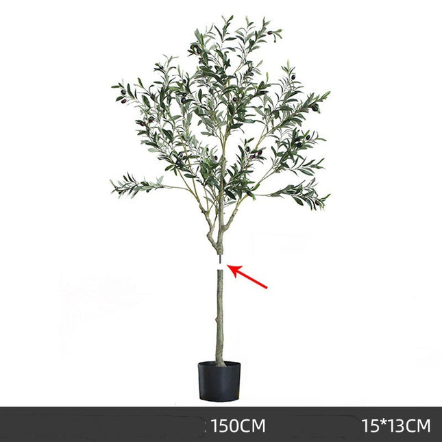 Large Simulation Plant Olive Tree Indoor Window Decoration Simulation Tree