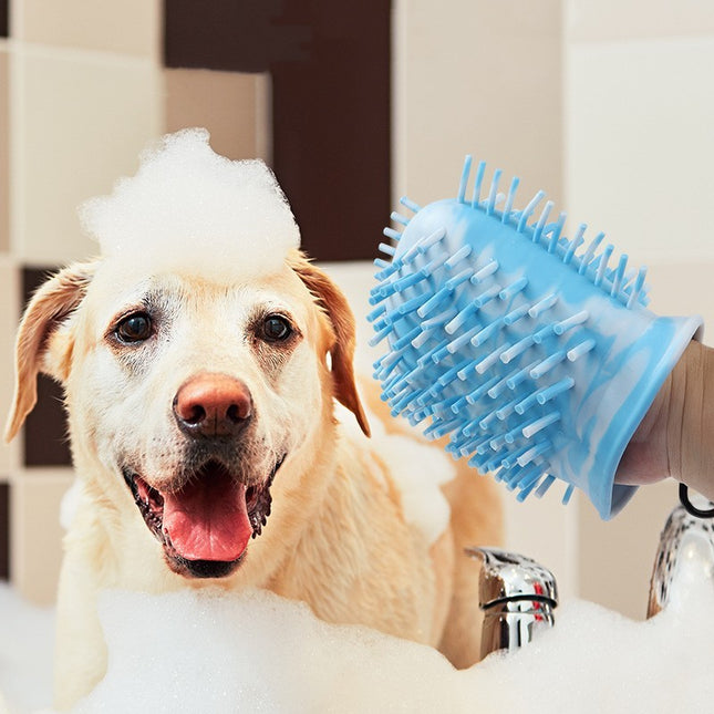 2-in-1 Dog Paw Washing Cup – Portable Muddy Dog Paw Cleaner & Pet Paw Pad Brush