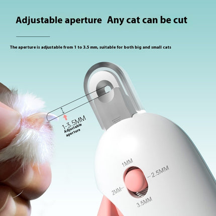 Cat and Dog Nail Trimmer – Safe Nail Cutter for Cats, Dogs, and Small Animals – Easy Grip Claw Clippers and Paw Trimmer