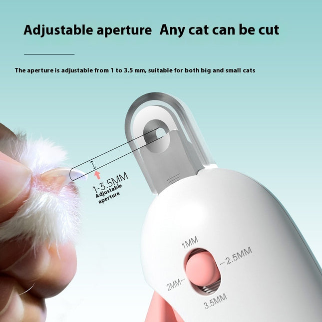 Cat and Dog Nail Trimmer – Safe Nail Cutter for Cats, Dogs, and Small Animals – Easy Grip Claw Clippers and Paw Trimmer
