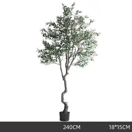 Large Simulation Plant Olive Tree Indoor Window Decoration Simulation Tree