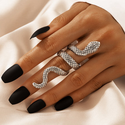 Vintage Silver Snake Ring