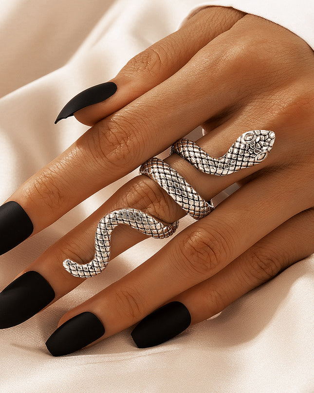 Vintage Silver Snake Ring