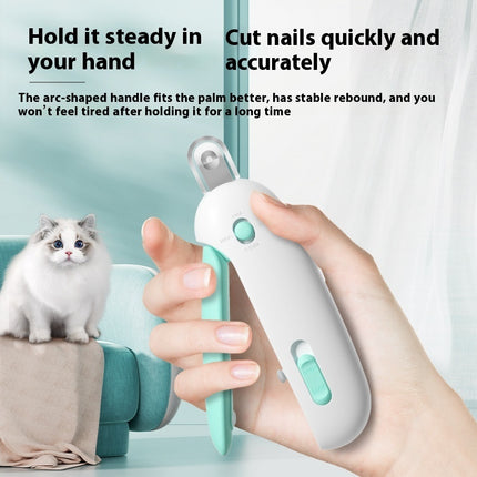 Cat and Dog Nail Trimmer – Safe Nail Cutter for Cats, Dogs, and Small Animals – Easy Grip Claw Clippers and Paw Trimmer
