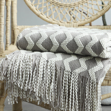 Nordic Knitted Decorative Blanket Sofa Blanket