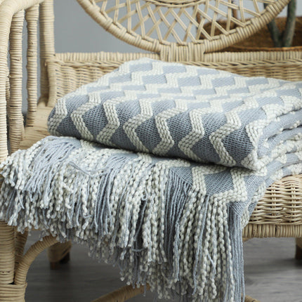 Nordic Knitted Decorative Blanket Sofa Blanket