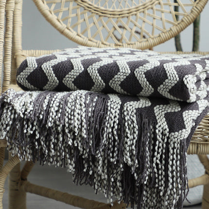 Nordic Knitted Decorative Blanket Sofa Blanket