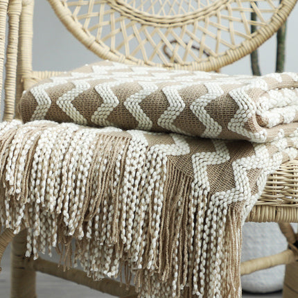 Nordic Knitted Decorative Blanket Sofa Blanket