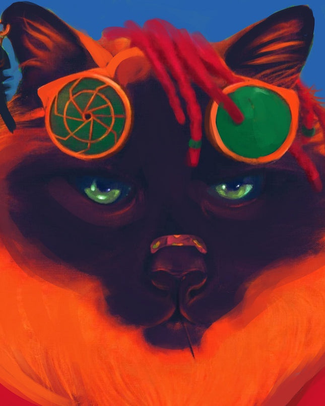 Art Design Graffiti Art Hip Hop African Girl with Black Hair Big Earring with Modern Building Shower Curtain for Bathroom Decor