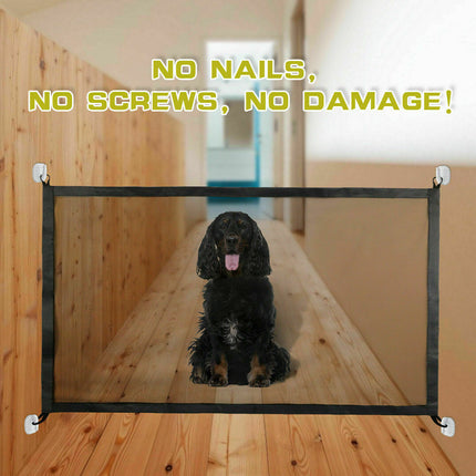 Portable Pet Safety Gate – Dog Gate for Stairs & Stairway Gate for Dogs