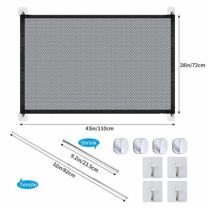 Portable Pet Safety Gate – Dog Gate for Stairs & Stairway Gate for Dogs