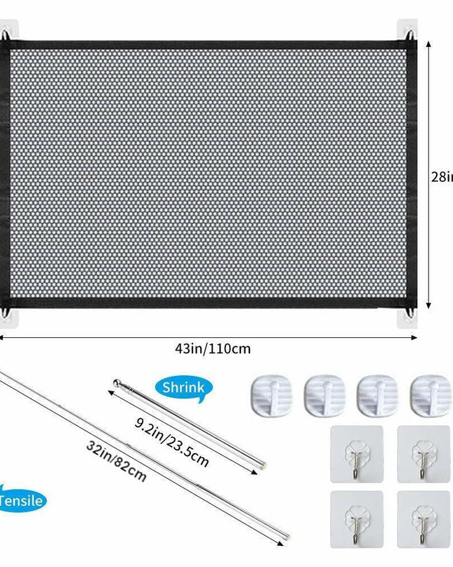 Portable Pet Safety Gate – Dog Gate for Stairs & Stairway Gate for Dogs