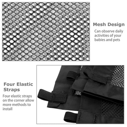 Portable Pet Safety Gate – Dog Gate for Stairs & Stairway Gate for Dogs