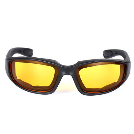 Cycling Sunglasses UV400 Wrap Around Sports Eyewear | Wind Resistant Shades for Cycling, Fishing & Driving – 3 Pack