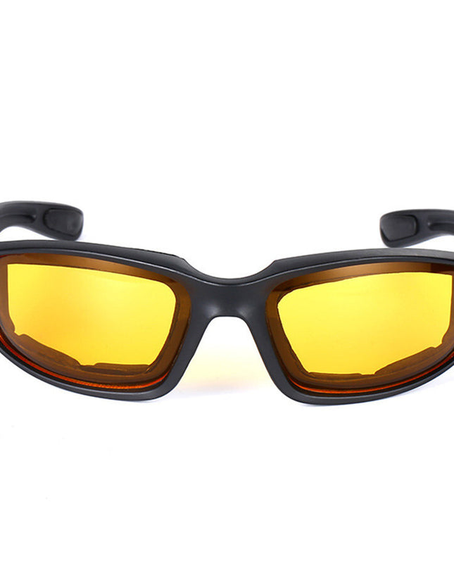Cycling Sunglasses UV400 Wrap Around Sports Eyewear | Wind Resistant Shades for Cycling, Fishing & Driving – 3 Pack
