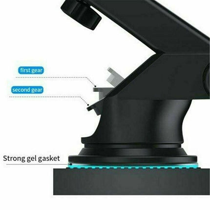 MagSafe Compatible Car Mount – Adjustable Car Phone Holder with Suction Cup & 360° Rotation
