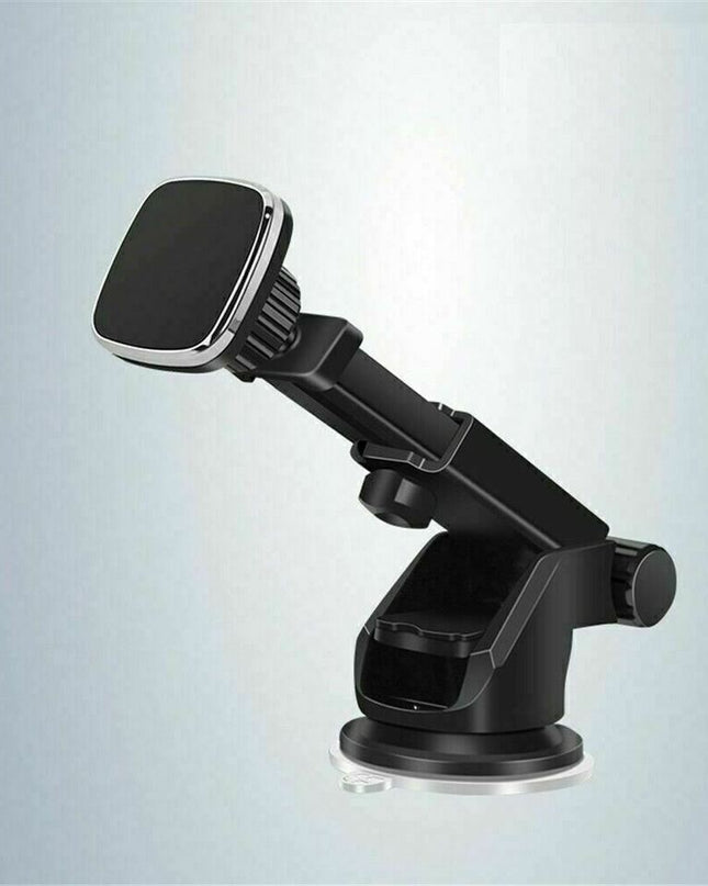 MagSafe Compatible Car Mount – Adjustable Car Phone Holder with Suction Cup & 360° Rotation