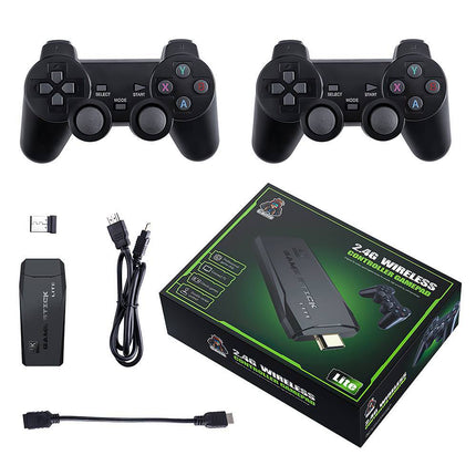 Retro Gaming Console with Wireless Controllers – 4K HDMI Video Game Emulator