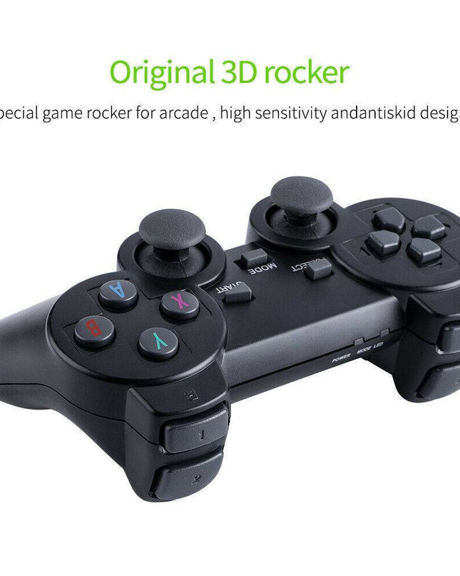 Retro Gaming Console with Wireless Controllers – 4K HDMI Video Game Emulator