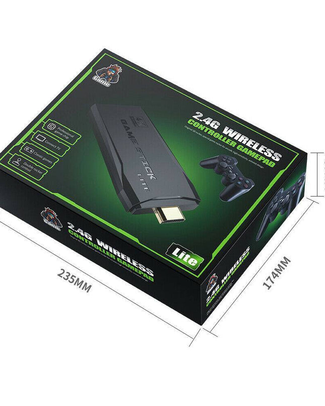 Retro Gaming Console with Wireless Controllers – 4K HDMI Video Game Emulator