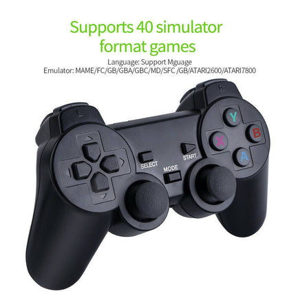 Retro Gaming Console with Wireless Controllers – 4K HDMI Video Game Emulator