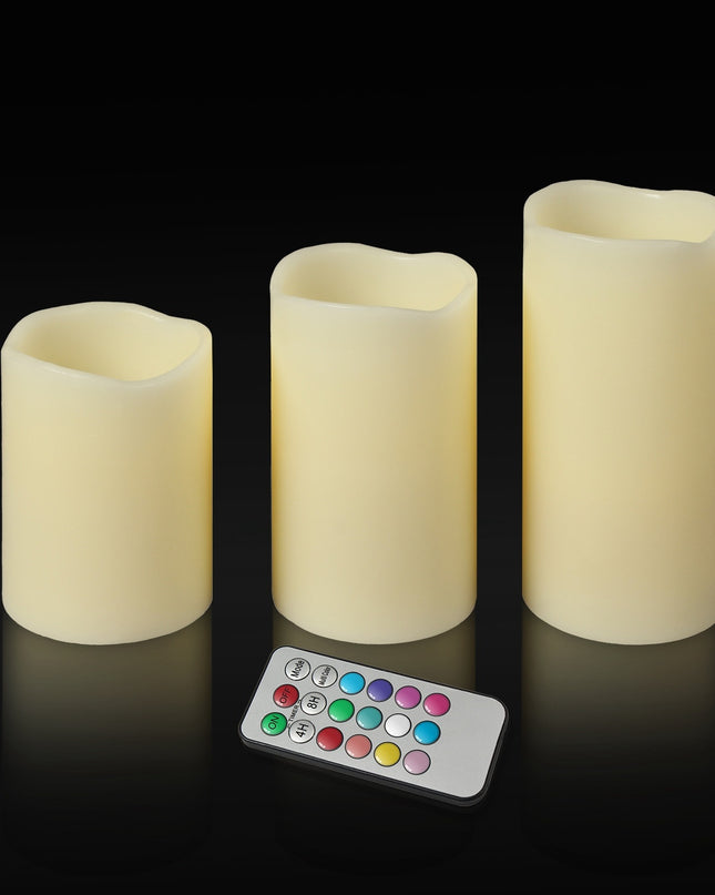 6Pc Flameless Candles Votive Candles Wireless Battery Operated LED Flickering Candles With Remote Control Timer