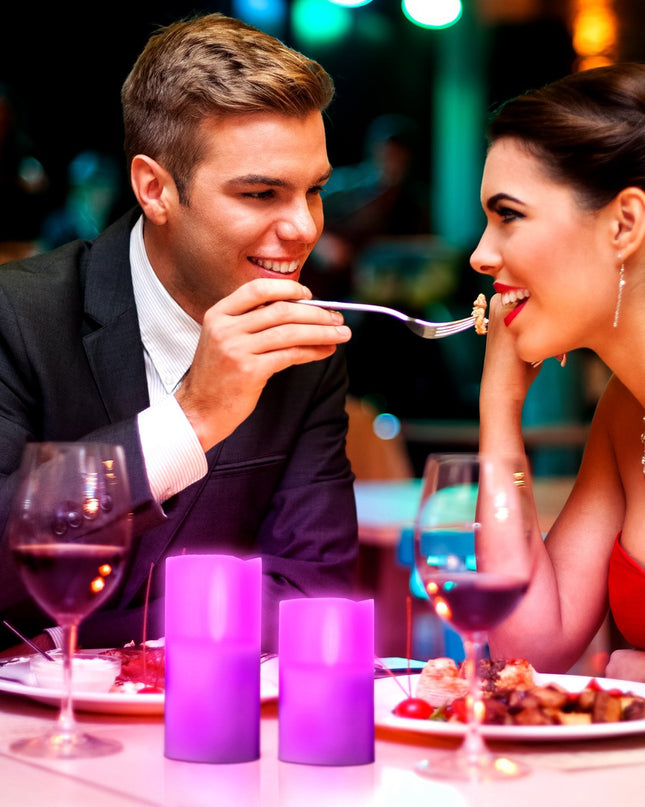 6Pc Flameless Candles Votive Candles Wireless Battery Operated LED Flickering Candles With Remote Control Timer