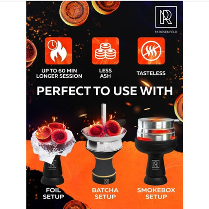 200 Pcs Charcoal Tablets For Incense Quick Light Charcoal Tablets 20 Roll