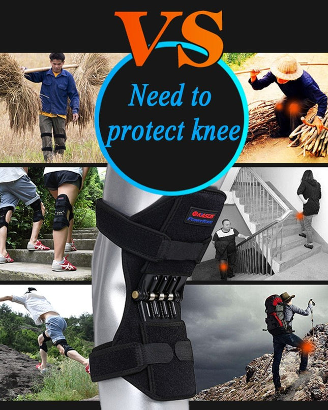 Adjustable Knee Support Brace with Patella Stabilizer