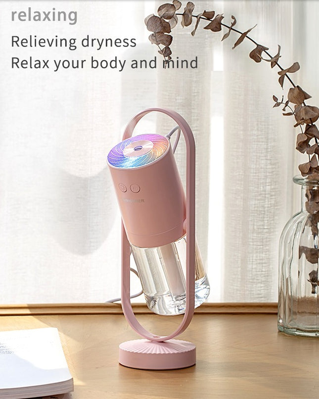 Magic Shadow USB Air Humidifier For Home With Projection Night Lights Ultrasonic Car Mist Maker Mini Office Air Purifier