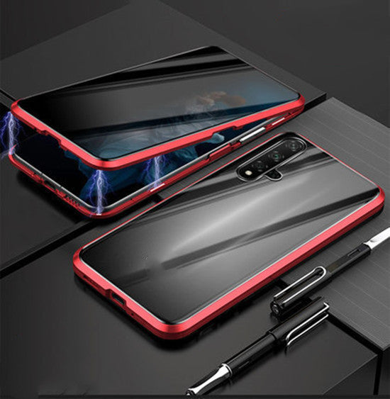 Magnetic Phone Case with Privacy Glass – iPhone 13 MagSafe Clear Protective Case