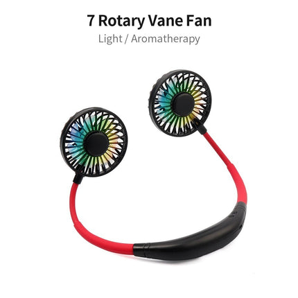 Mini Portable Neck Fan – Rechargeable Small Handheld Fan & Personal Air Cooler