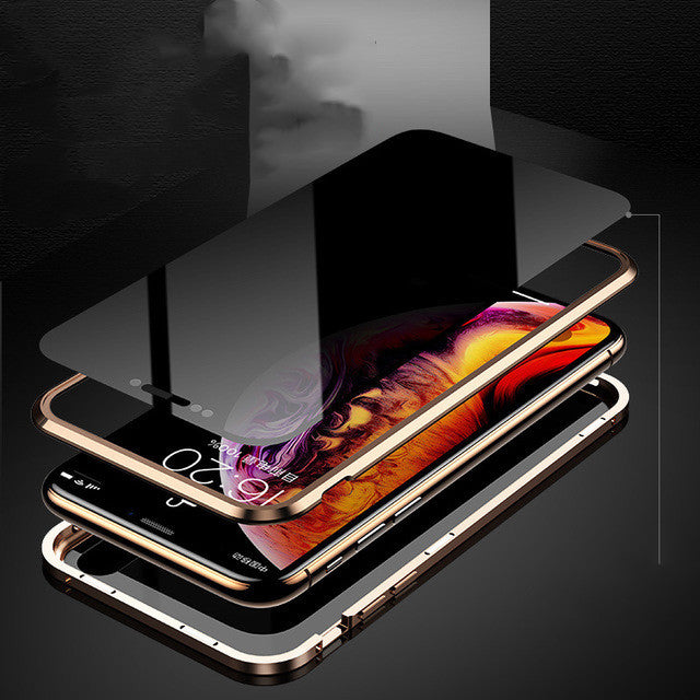 Magnetic Phone Case with Privacy Glass – iPhone 13 MagSafe Clear Protective Case