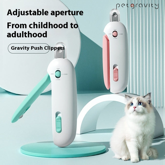 Cat and Dog Nail Trimmer – Safe Nail Cutter for Cats, Dogs, and Small Animals – Easy Grip Claw Clippers and Paw Trimmer