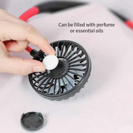 Mini Portable Neck Fan – Rechargeable Small Handheld Fan & Personal Air Cooler