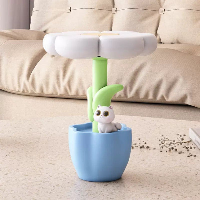 Floral Table Lamp – Vintage Flower Lamp for Wedding Centerpieces & Home Decor